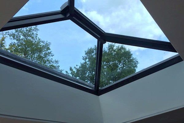 close up of strong aluminium structure